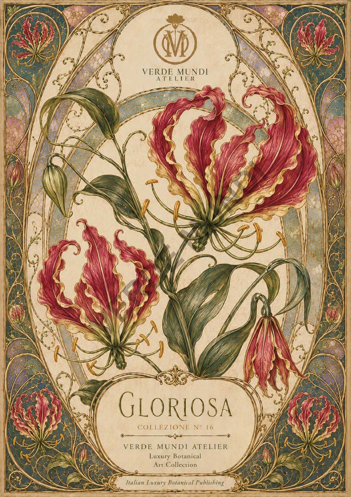 Botanical Nouveau - Luxury Botanical Art Collection