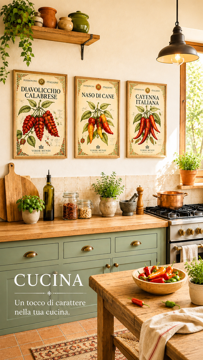 Raccolta "Fuoco Italiano" Peperoncini Italiani VOL.2