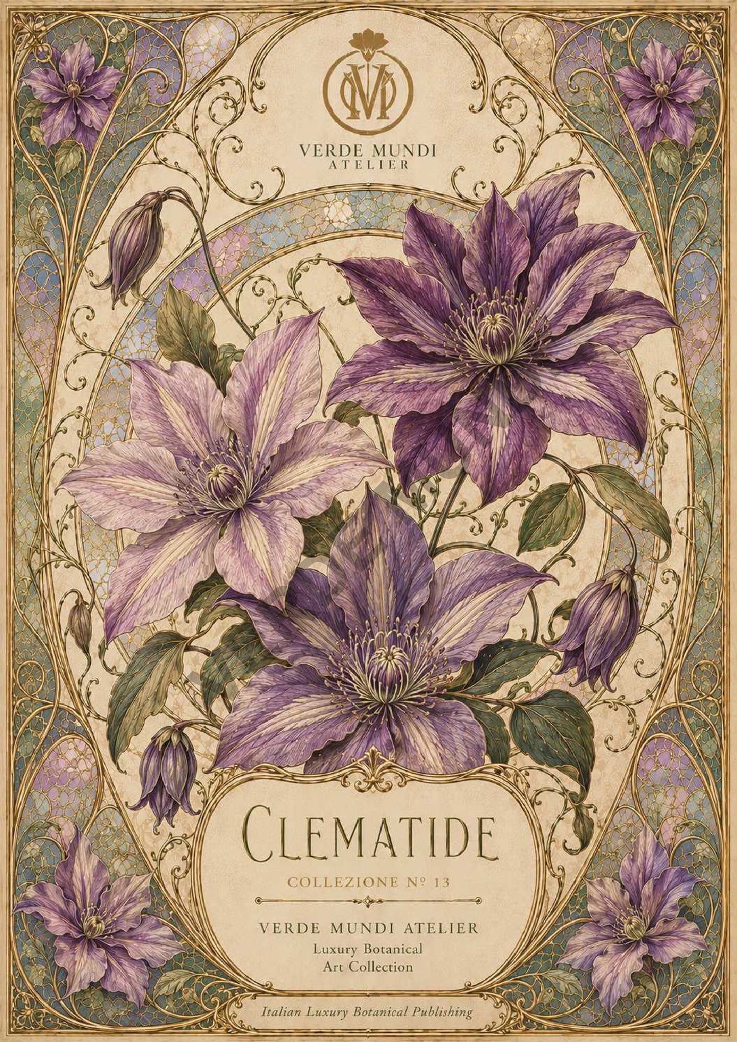 Botanical Nouveau - Luxury Botanical Art Collection