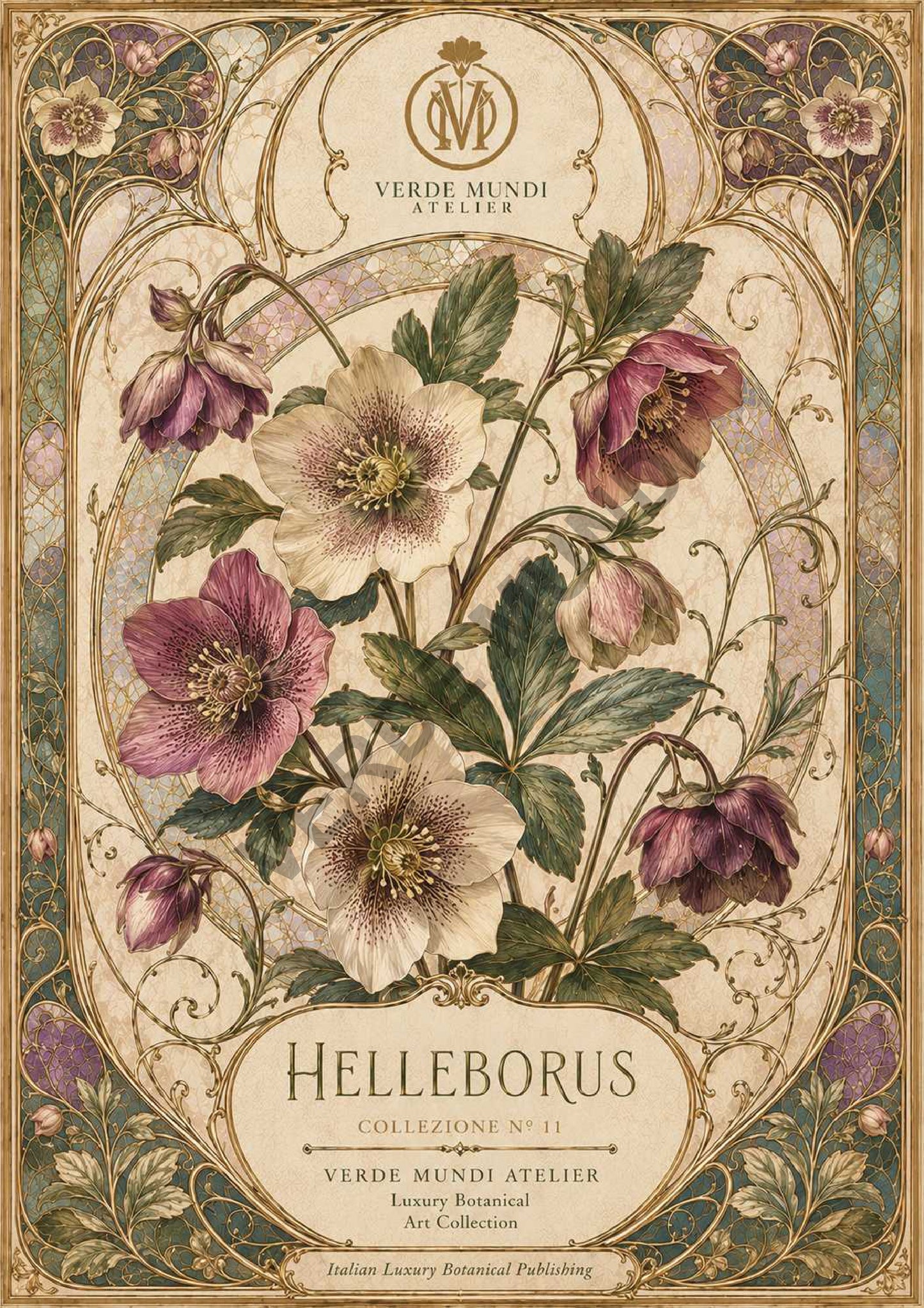 Botanical Nouveau - Luxury Botanical Art Collection