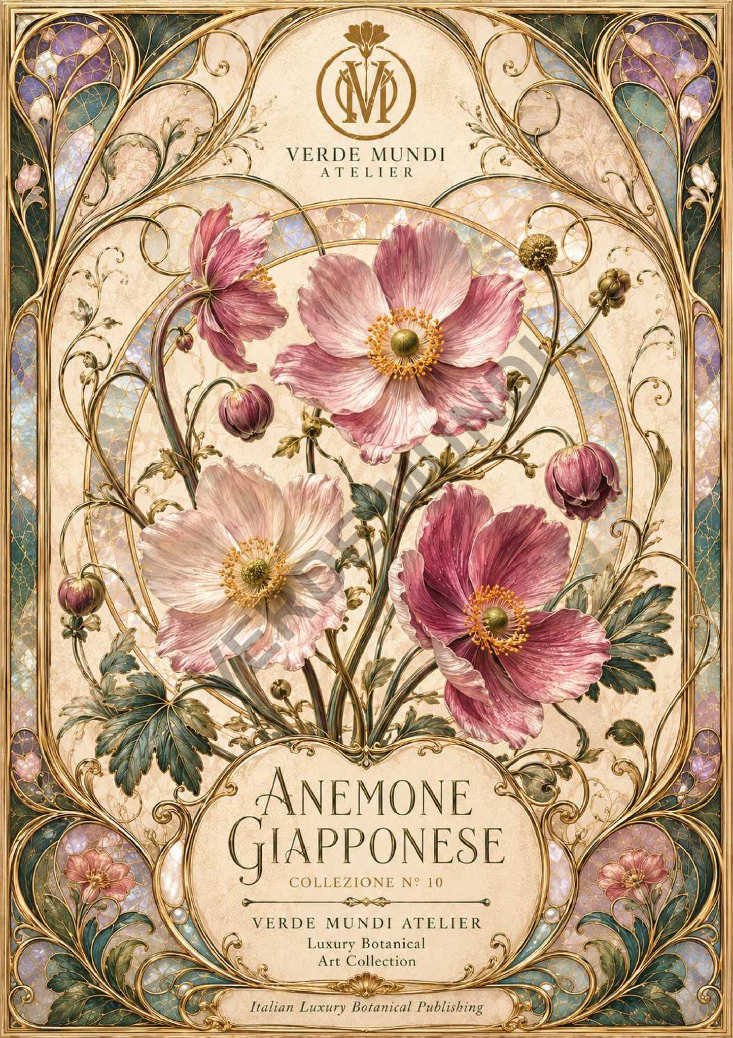 Botanical Nouveau - Luxury Botanical Art Collection