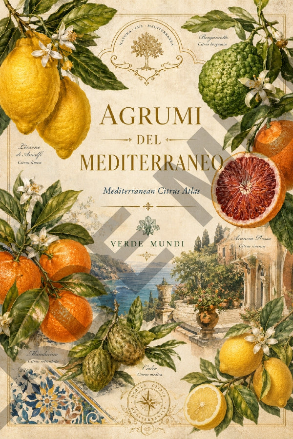Agrumi del Mediterraneo – Mediterranean Citrus Botanical Atlas | Digital Botanical Prints