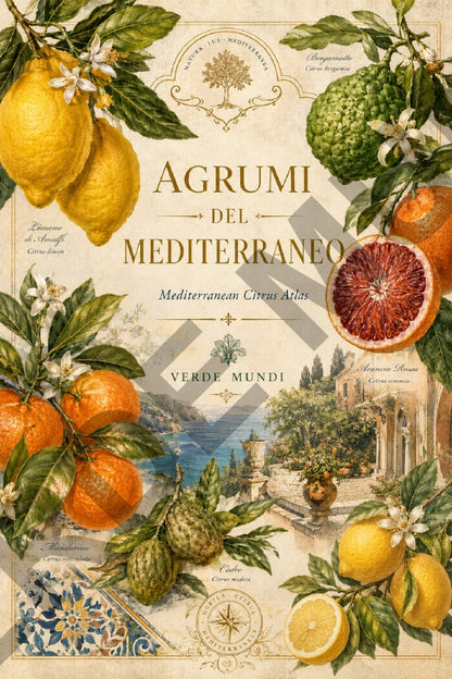 Agrumi del Mediterraneo – Mediterranean Citrus Botanical Atlas | Digital Botanical Prints