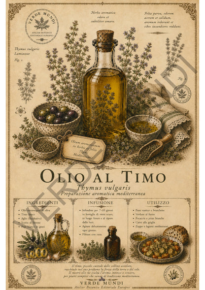 "Raccolta oli botanici mediterranei" vol.1