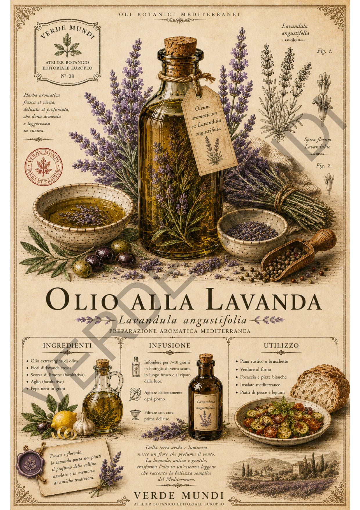 "Raccolta oli botanici mediterranei" vol.1