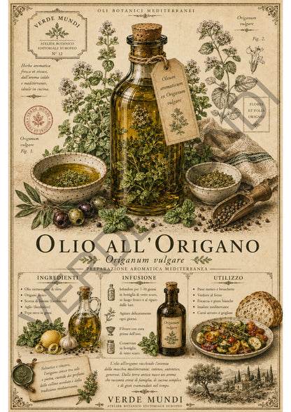 "Raccolta oli botanici mediterranei" vol.1