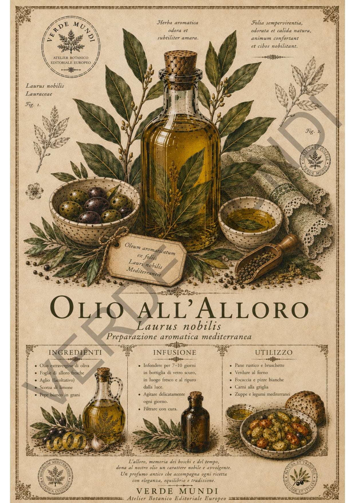 "Raccolta oli botanici mediterranei" vol.1