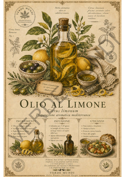 "Raccolta oli botanici mediterranei" vol.1