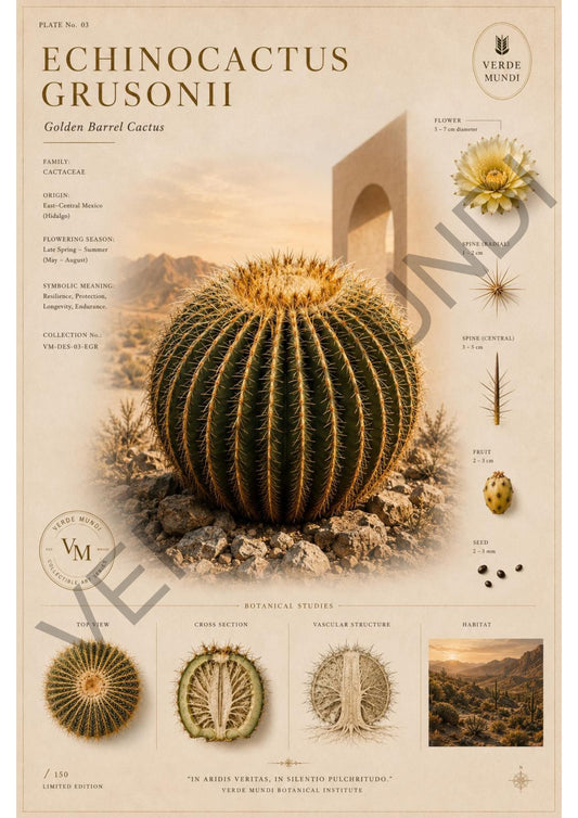 Echinocactus grusonii -cactus