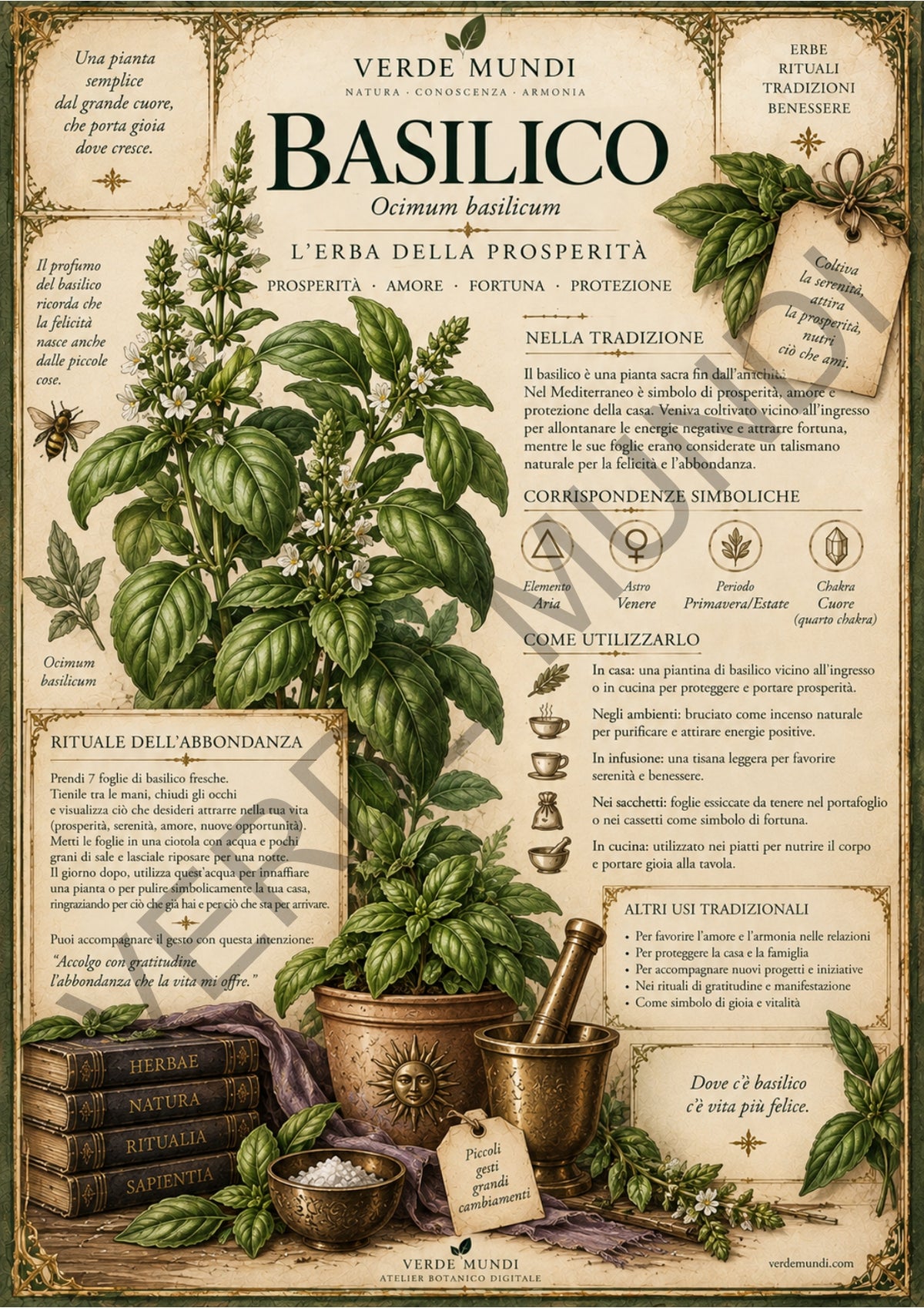 L’Erbario Segreto — 12 Erbe, Simboli e Rituali Botanici
