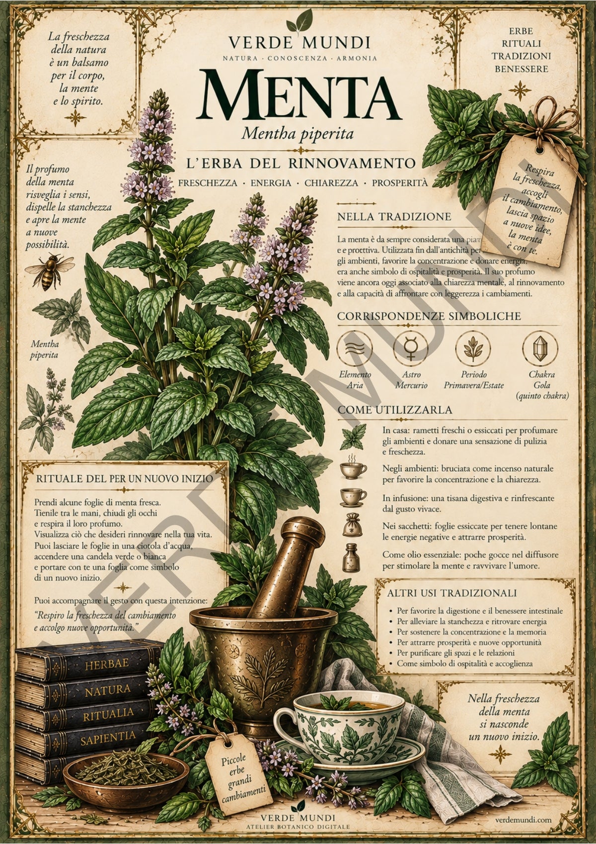 L’Erbario Segreto — 12 Erbe, Simboli e Rituali Botanici