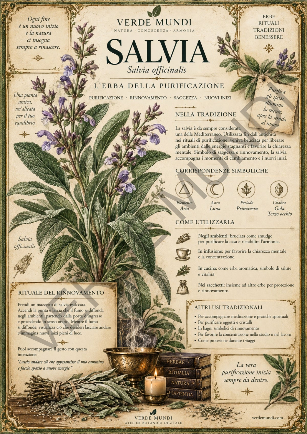 L’Erbario Segreto — 12 Erbe, Simboli e Rituali Botanici