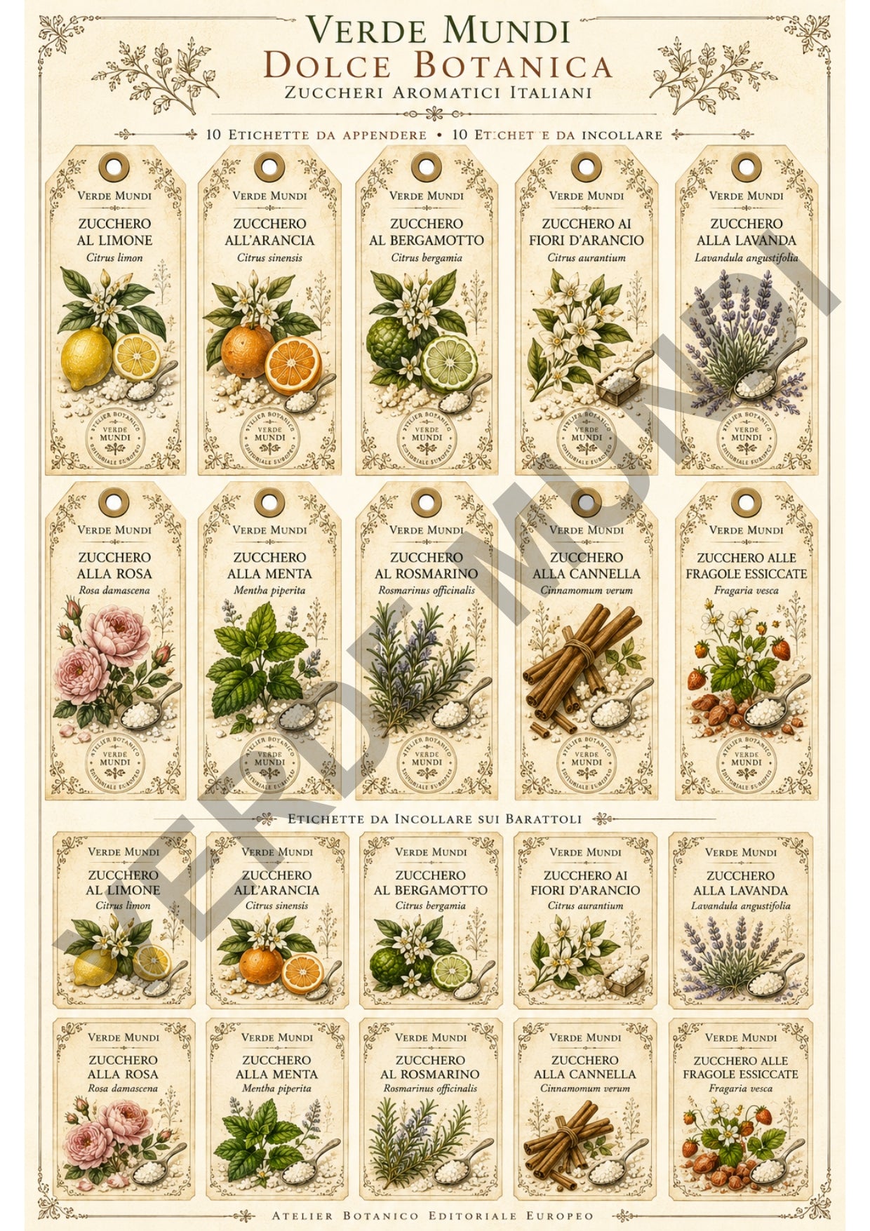Dolce Botanica – Zuccheri Aromatici Italiani