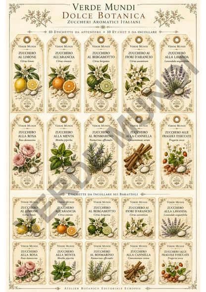 Dolce Botanica – Zuccheri Aromatici Italiani