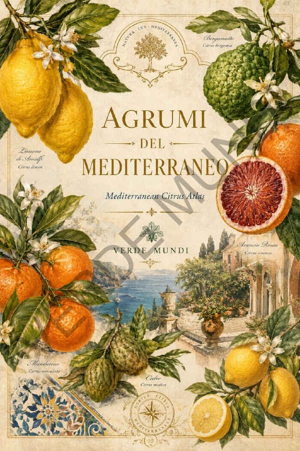 Agrumi del Mediterraneo – Mediterranean Citrus Botanical Atlas | Digital Botanical Prints