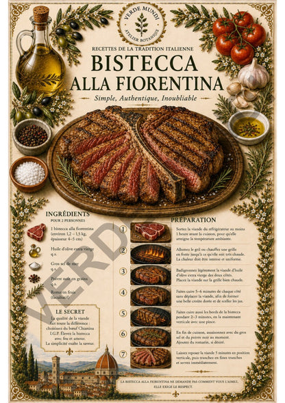 Les 15 Recettes Italiennes les Plus Emblématiques | Collection d’Illustrations Botaniques Numériques | Italien • English • Français
