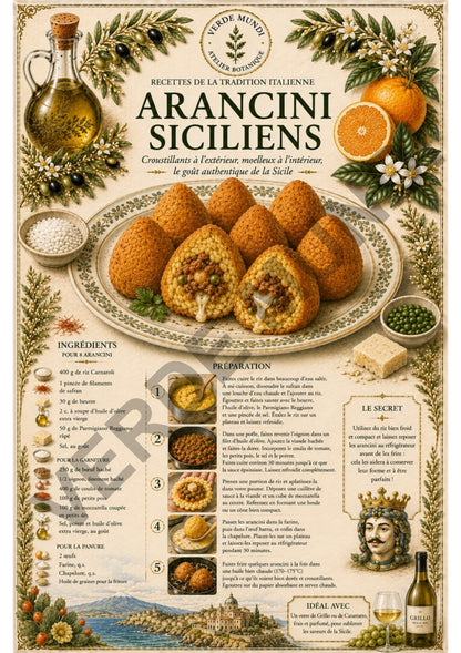 Les 15 Recettes Italiennes les Plus Emblématiques | Collection d’Illustrations Botaniques Numériques | Italien • English • Français