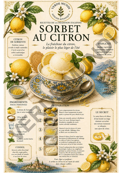 Les 15 Recettes Italiennes les Plus Emblématiques | Collection d’Illustrations Botaniques Numériques | Italien • English • Français