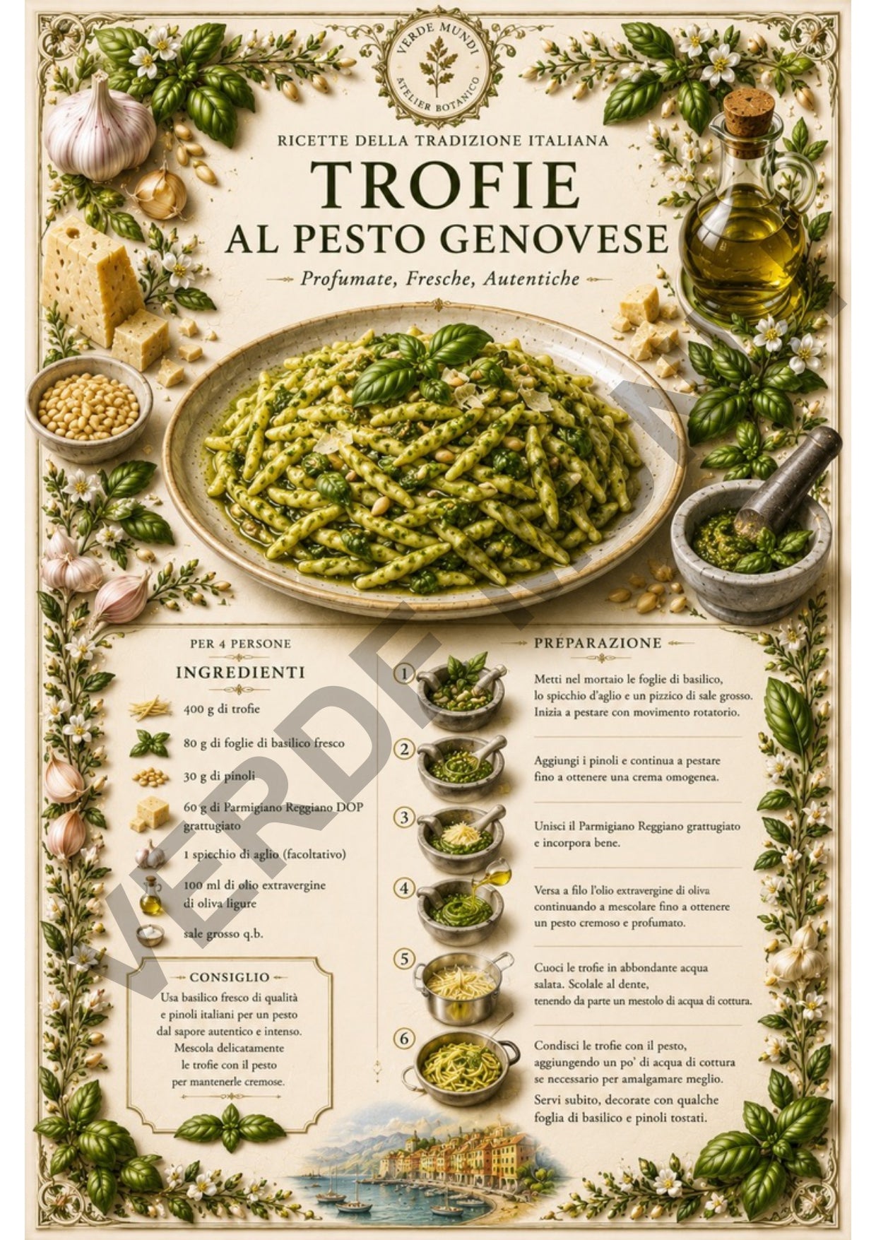 Le 15 Ricette Italiane Più Iconiche | Tavole Botaniche Digitali | Italiano • English • Français