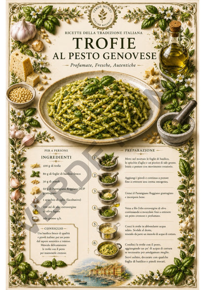Le 15 Ricette Italiane Più Iconiche | Tavole Botaniche Digitali | Italiano • English • Français
