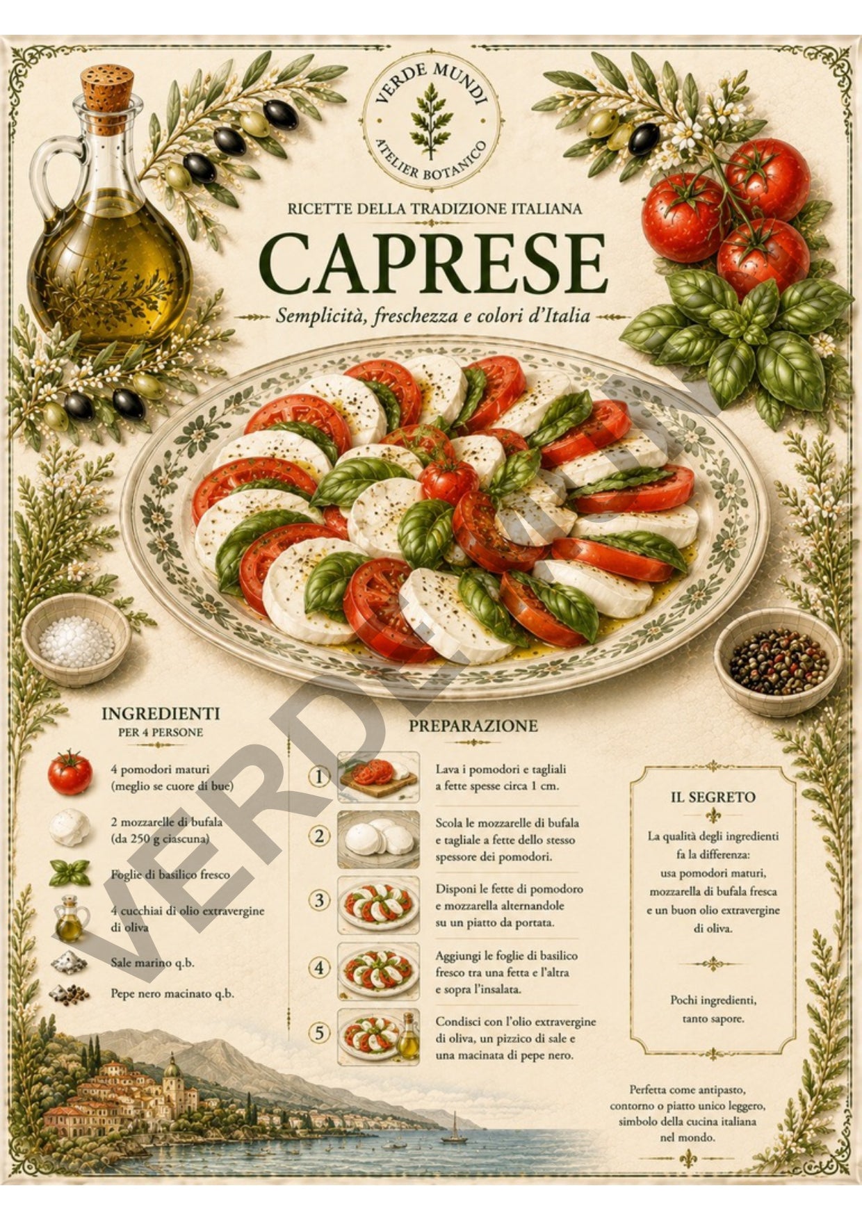 Le 15 Ricette Italiane Più Iconiche | Tavole Botaniche Digitali | Italiano • English • Français