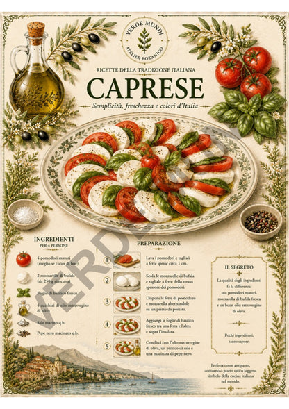 Le 15 Ricette Italiane Più Iconiche | Tavole Botaniche Digitali | Italiano • English • Français