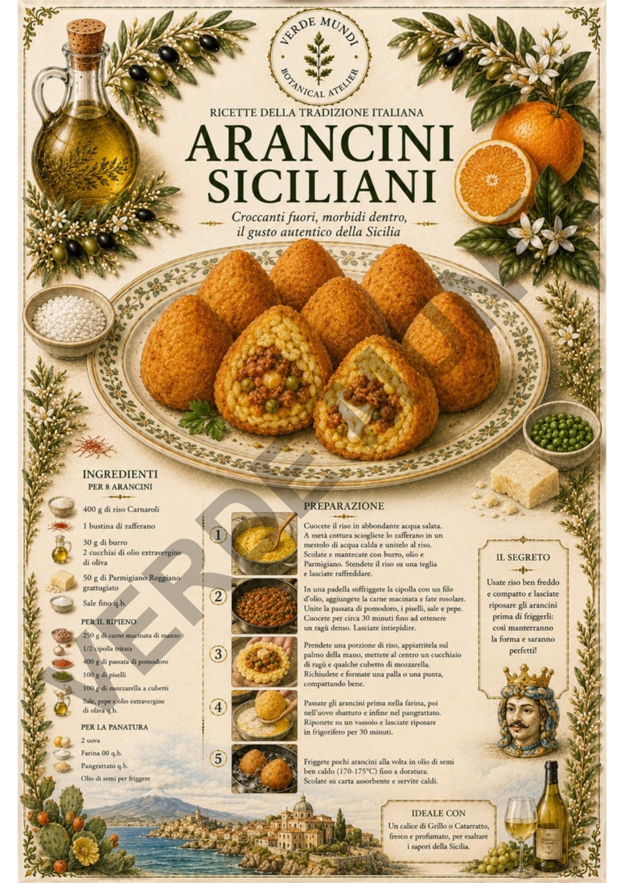 Le 15 Ricette Italiane Più Iconiche | Tavole Botaniche Digitali | Italiano • English • Français