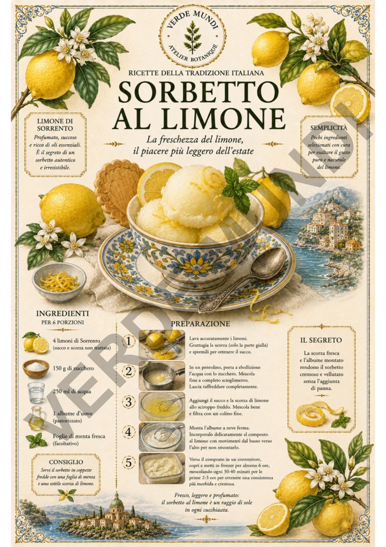 Le 15 Ricette Italiane Più Iconiche | Tavole Botaniche Digitali | Italiano • English • Français